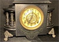 Antique "F. Ingraham" Architectural Mantel Clock