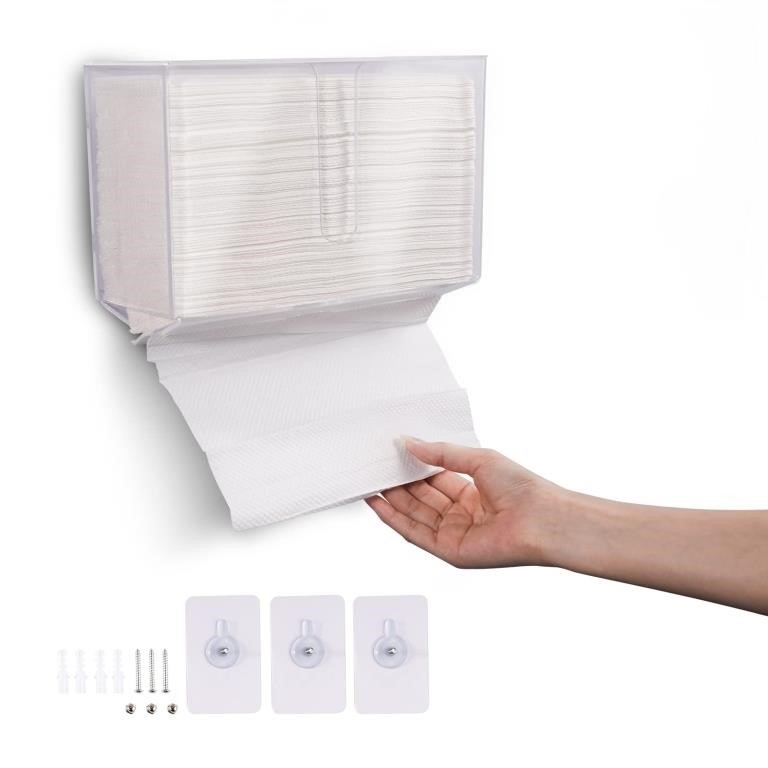 Acrylic Paper Towel Dispenser Wall Mount,Counterto