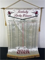 1977 Kentucky Derby Winner, Kessler Whiskey Banner