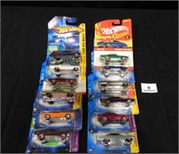 Hot Wheels Collector's Toy Replica Cars; (12);