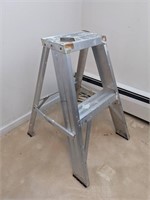 Light Duty Aluminum 2 Step Folding Ladder