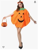 3 pc adult pumpkin costume