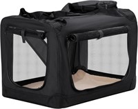 Collapsible Portable Dog Crate, 28In Dog Crate Bk