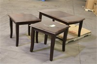 Coffee Table & (2) End Tables Approx 45"x26"x20" &