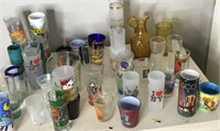 Collection Of Over 30 Shot Glasses From Alll Over