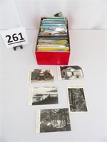 Box of Vintage Post Cards