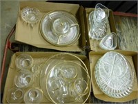 4 boxes kitchen glassware