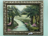 ORIGINAL Oil on Canvas - signed Linda Kibbey