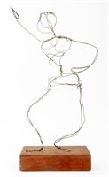 Joan Shapiro Nude Woman Metal Wire Sculpture