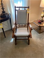 Early spring rocking chair
