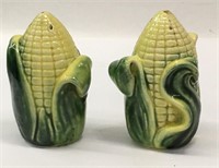 Ceramic Corn Salt & Pepper Shakers