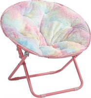 Heritage Kids Rainbow Faux Fur Kids Chair