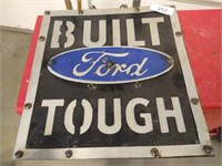 Ford Built Tuff Hand Crafted Sign