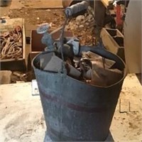 Vintage bucket and contents