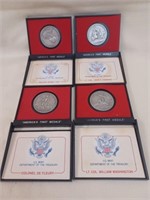 4 America's First Medals - Major, Lt. Col. Etc