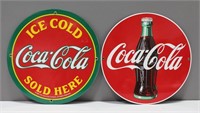 COCA-COLA ADVERTISING SIGNS (2)