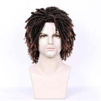 Creamily Mens Dreadlock Wigs Synthetic Braided Twi