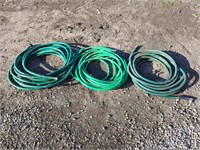 Lot of 3 garden hoses