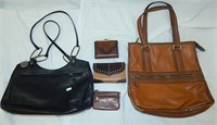 Vintage Genuine Leather Hand Bags & Wallet Coin