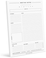 5 PACK BLISS MEETING NOTEPAD