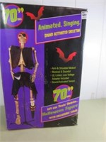 70" Animated Singing Skeleton w/Box