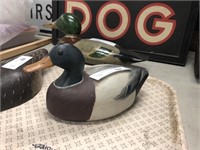 Early Unsigned Wood Carved Duck