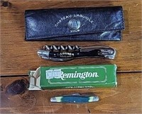 Knives - Bacchus Chateau Laguiole & Remington