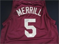 Sam Merrill Signed Jersey JSA COA