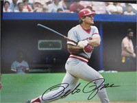 Pete Rose Signed 8x10 Photo JSA COA