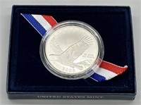 2008 P Bald Eagle Silver Dollar with COA