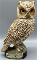 Jim Beam Owl Whiskey Decanter