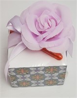 NEW - 600 Sticky Notes with Pink Rose Decoration