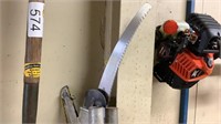 Yardworks Pruner Saw with 2 Sections of Handle