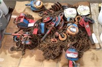 (12) Assorted Chain Hoists