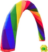 VEVOR Inflatable Rainbow Arch 26ftx10ft with 110W