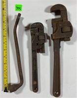 Vtg Pipe Wrenches