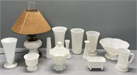 Milk Glass Lot Collection