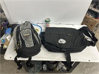 Camel Bak backpack and pouch bag