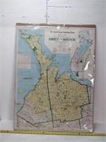 Owen Sound Grey Bruce map 27x37