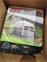 Box of Camping Accessories