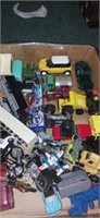 Lot with various toy cars and more
