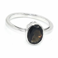 Silver Garnet(1.2ct) Ring