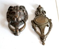 Pair Brass Door Knockers