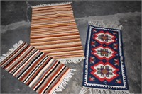 Vintage Hand Crafted Throw Rugs. Columbia