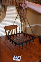 Metal Hanging Pot Rack (15x15")