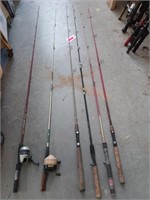 Zebco, Shakespeare, other fishing rods and reels