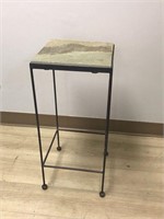 Tile Top 11" x 24" Plant Stand Table