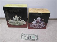 2 Miniature Tea Sets in Boxes