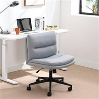 Armless Fabric Home Office Chair