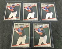 (5) 1989 Fleer Kirby Puckett Baseball Cards